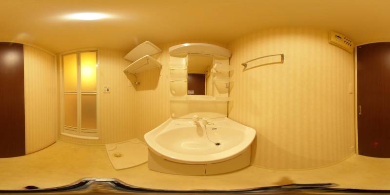 パノラマ画像洗面所