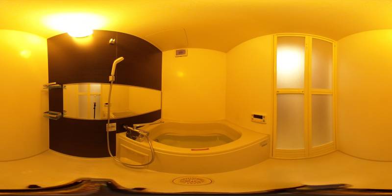 パノラマ画像バスルーム