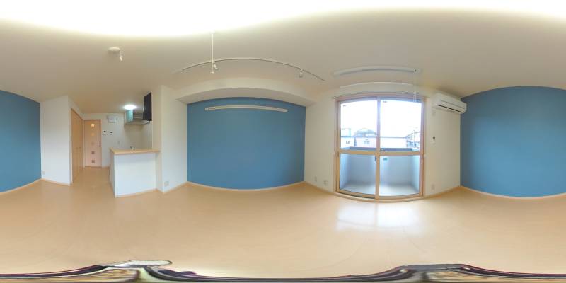 パノラマ画像洋室