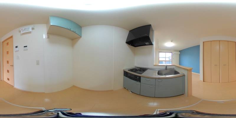 パノラマ画像キッチン