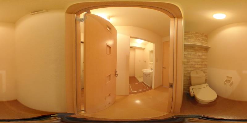 パノラマ画像トイレ