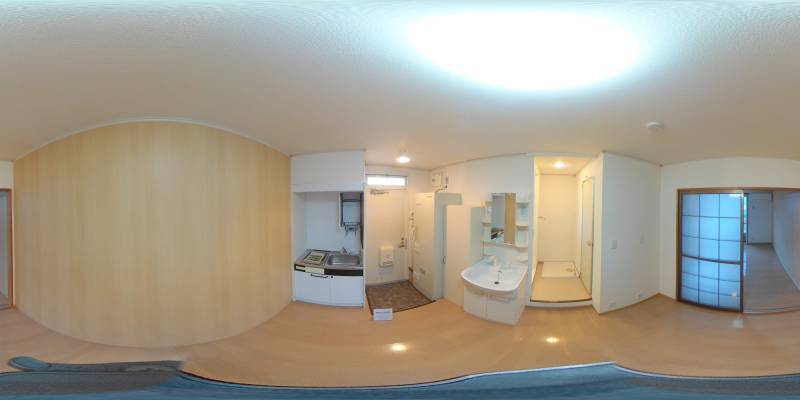 パノラマ画像キッチン