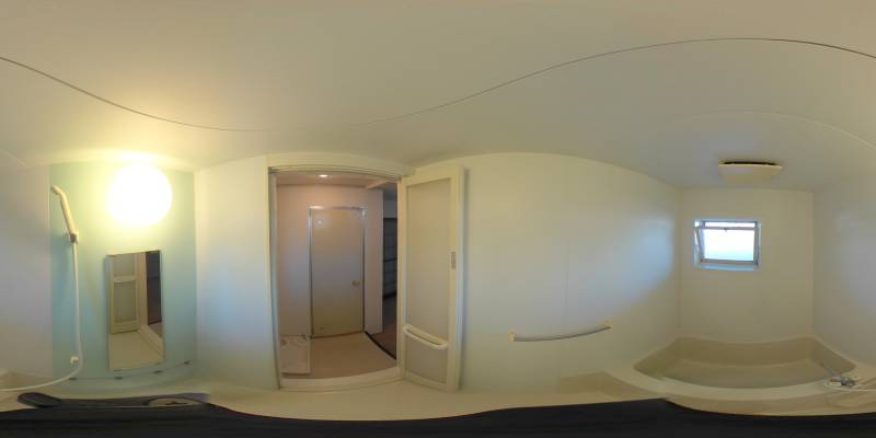 パノラマ画像バスルーム