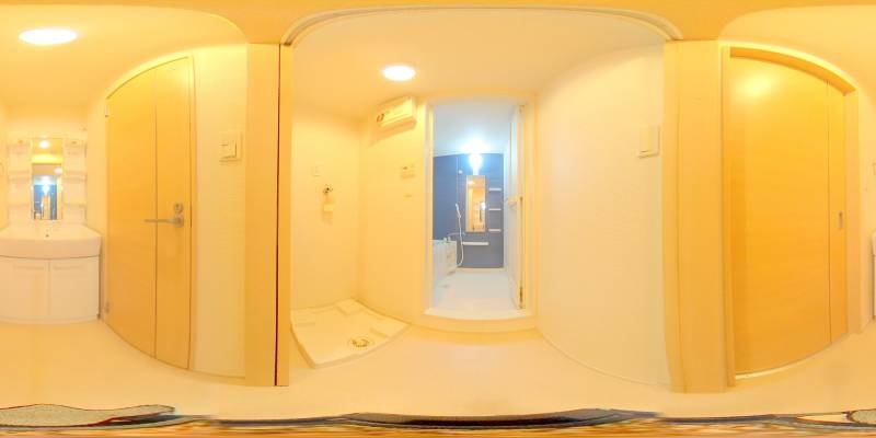 パノラマ画像洗面所