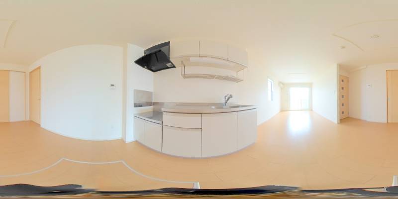 パノラマ画像キッチン