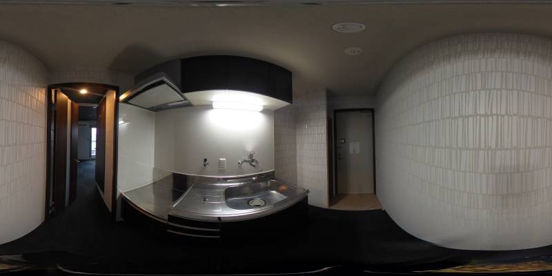 パノラマ画像キッチン