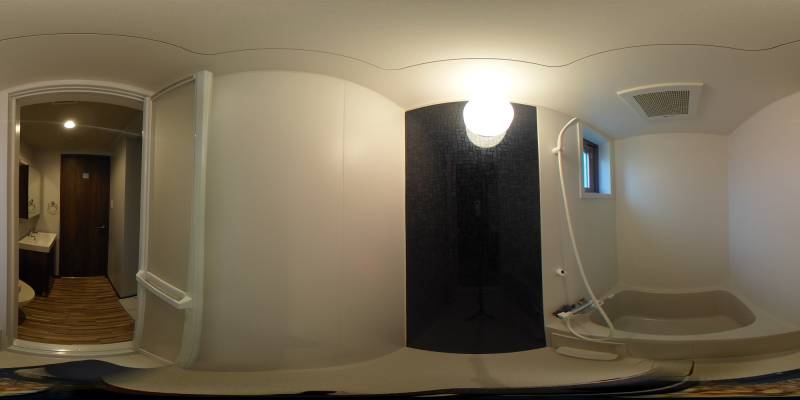 パノラマ画像バスルーム