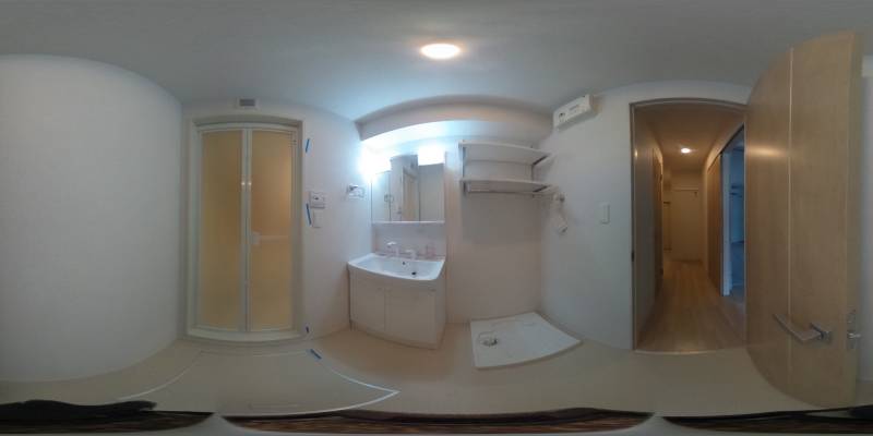 パノラマ画像洗面所