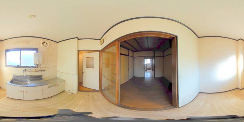 パノラマ画像キッチン