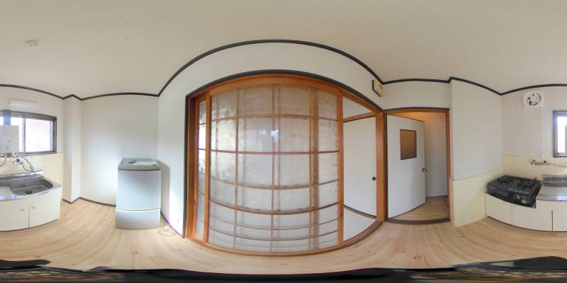 パノラマ画像キッチン