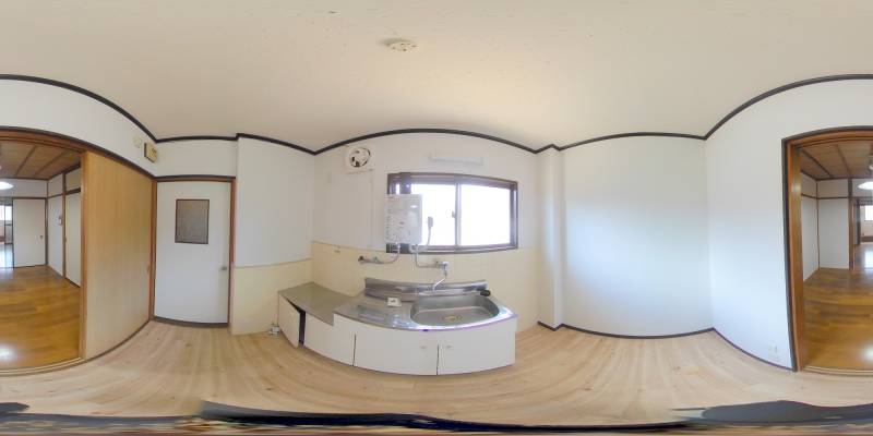 パノラマ画像キッチン