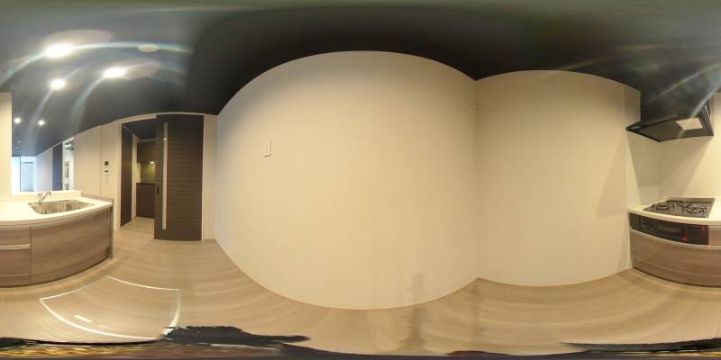 パノラマ画像キッチン