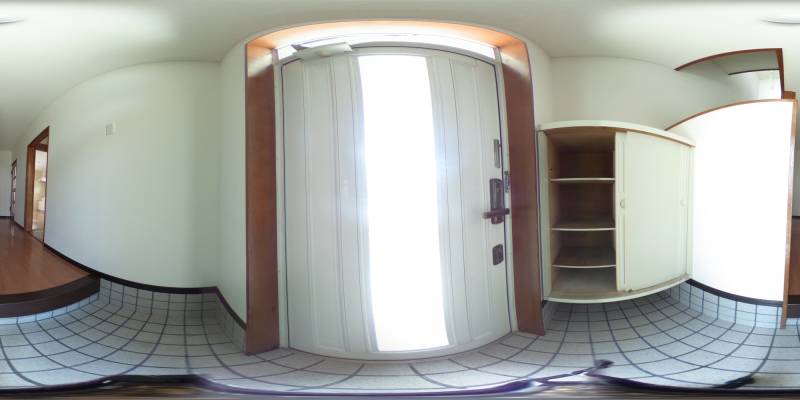 パノラマ画像玄関