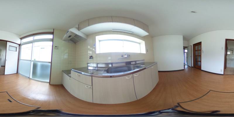 パノラマ画像キッチン