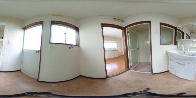 パノラマ画像洗面所