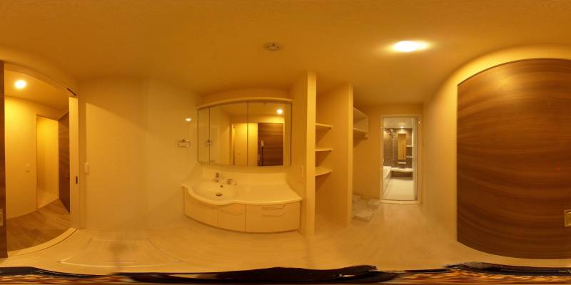 パノラマ画像洗面所