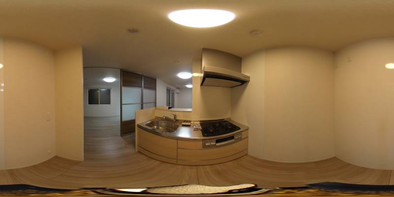 パノラマ画像キッチン