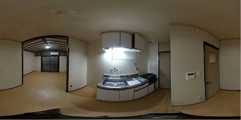 パノラマ画像キッチン
