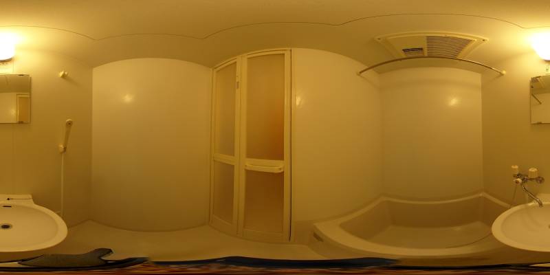 パノラマ画像バスルーム