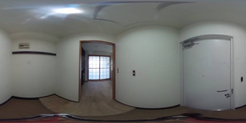 パノラマ画像玄関