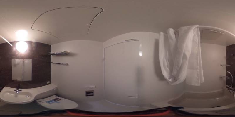 パノラマ画像バスルーム