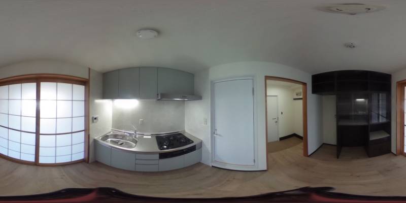 パノラマ画像キッチン