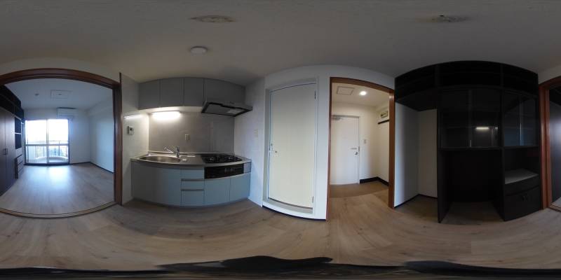 パノラマ画像キッチン