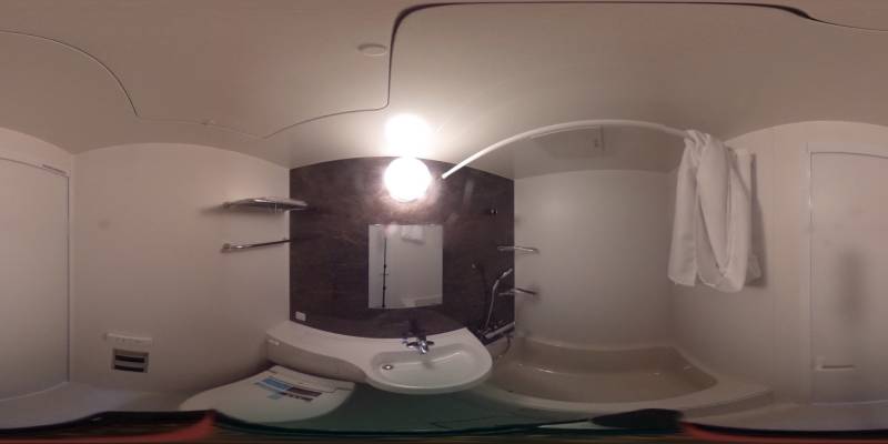 パノラマ画像バスルーム