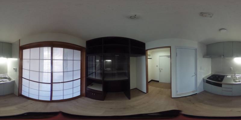 パノラマ画像キッチン