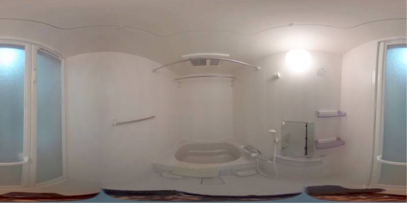 パノラマ画像バスルーム