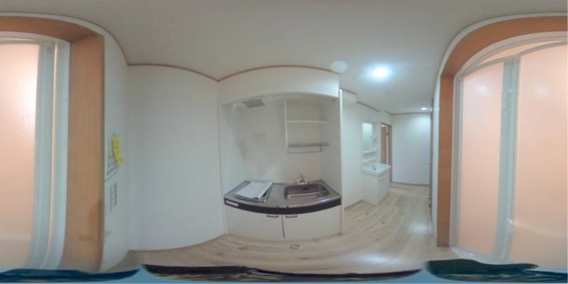 パノラマ画像キッチン