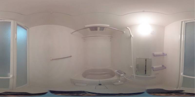 パノラマ画像バスルーム