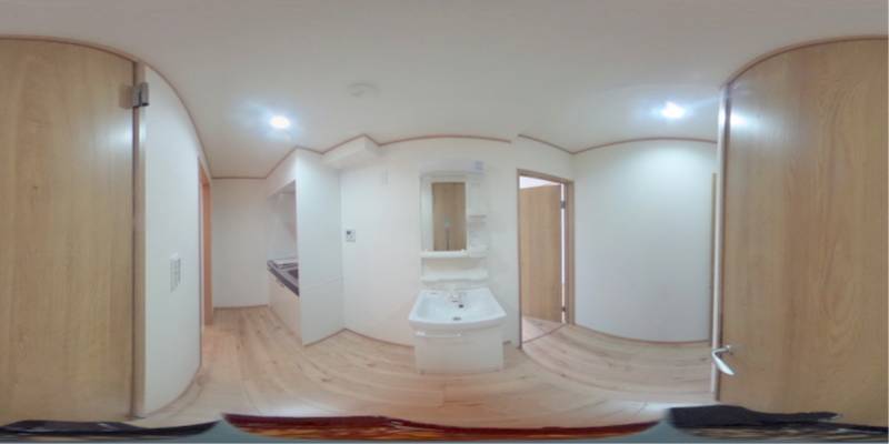 パノラマ画像洗面所