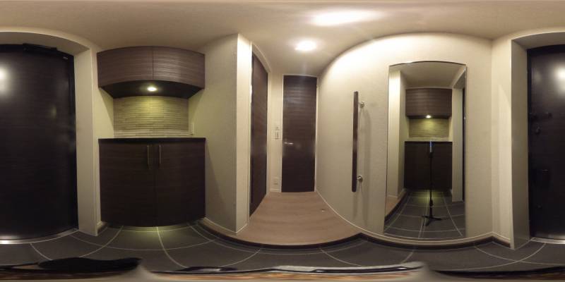 パノラマ画像玄関