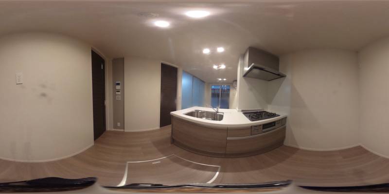 パノラマ画像キッチン