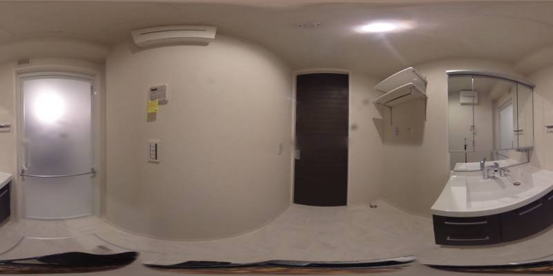 パノラマ画像洗面所