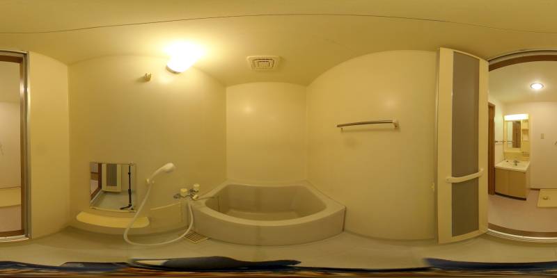 パノラマ画像バスルーム