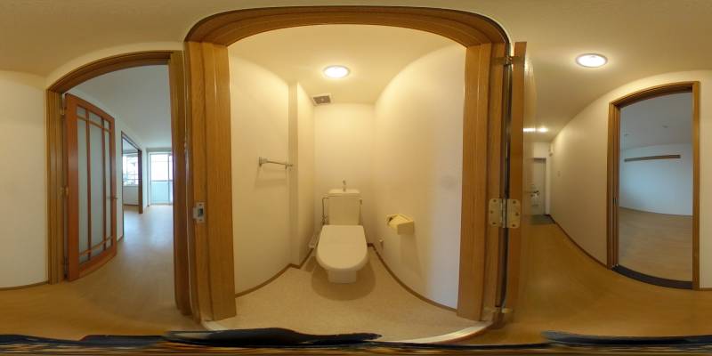 パノラマ画像トイレ