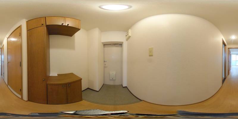 パノラマ画像玄関