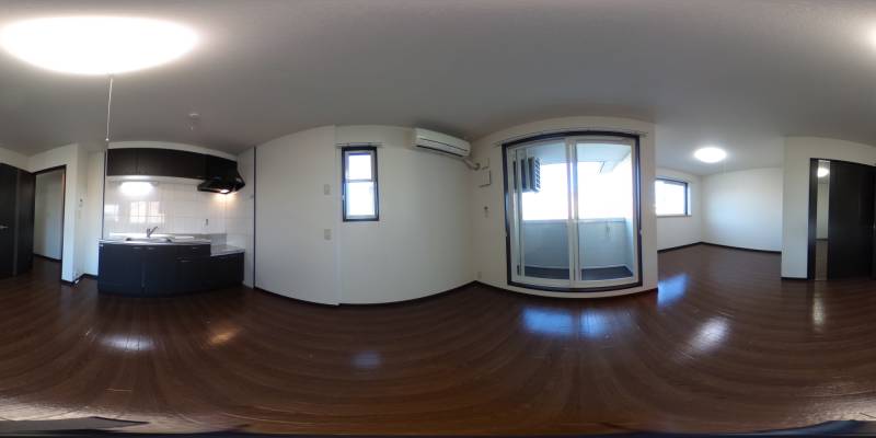 パノラマ画像キッチン