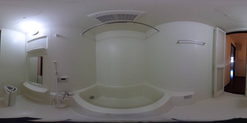 パノラマ画像バスルーム