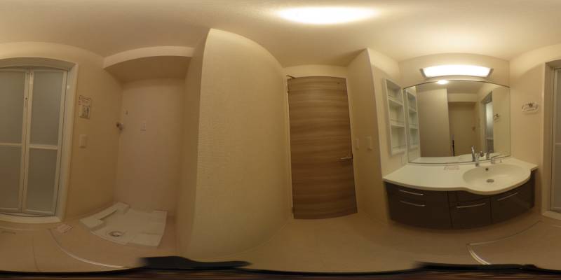 パノラマ画像洗面所