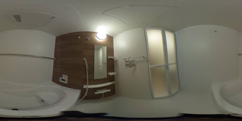 パノラマ画像バスルーム