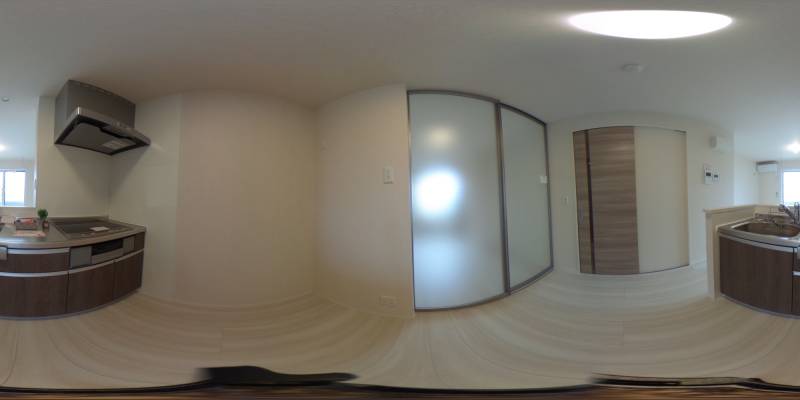 パノラマ画像キッチン