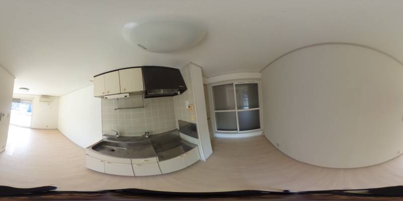 パノラマ画像キッチン