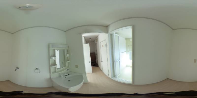 パノラマ画像洗面所