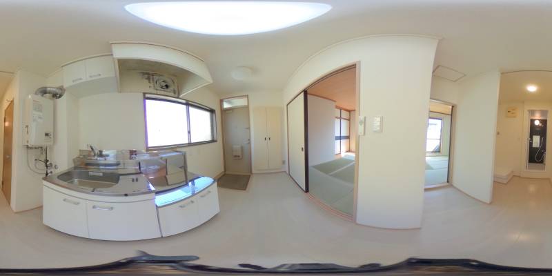 パノラマ画像キッチン