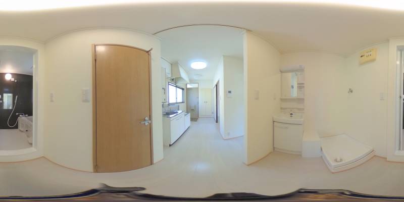 パノラマ画像洗面所