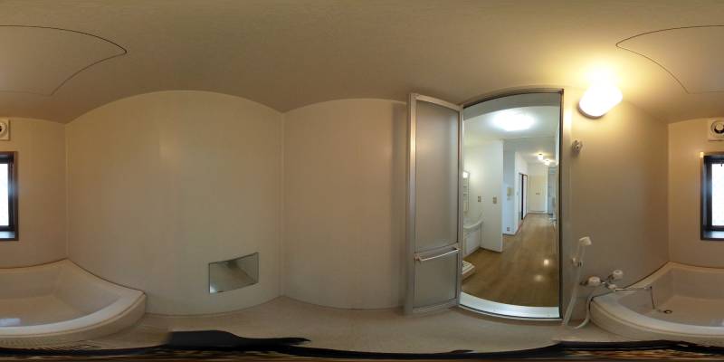 パノラマ画像バスルーム