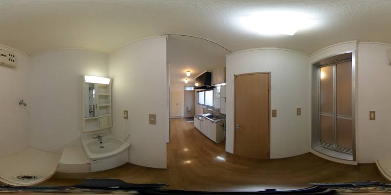 パノラマ画像洗面所